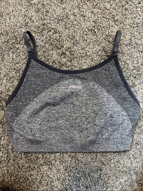 Gymshark Charcoal Seamless Crop Bralette